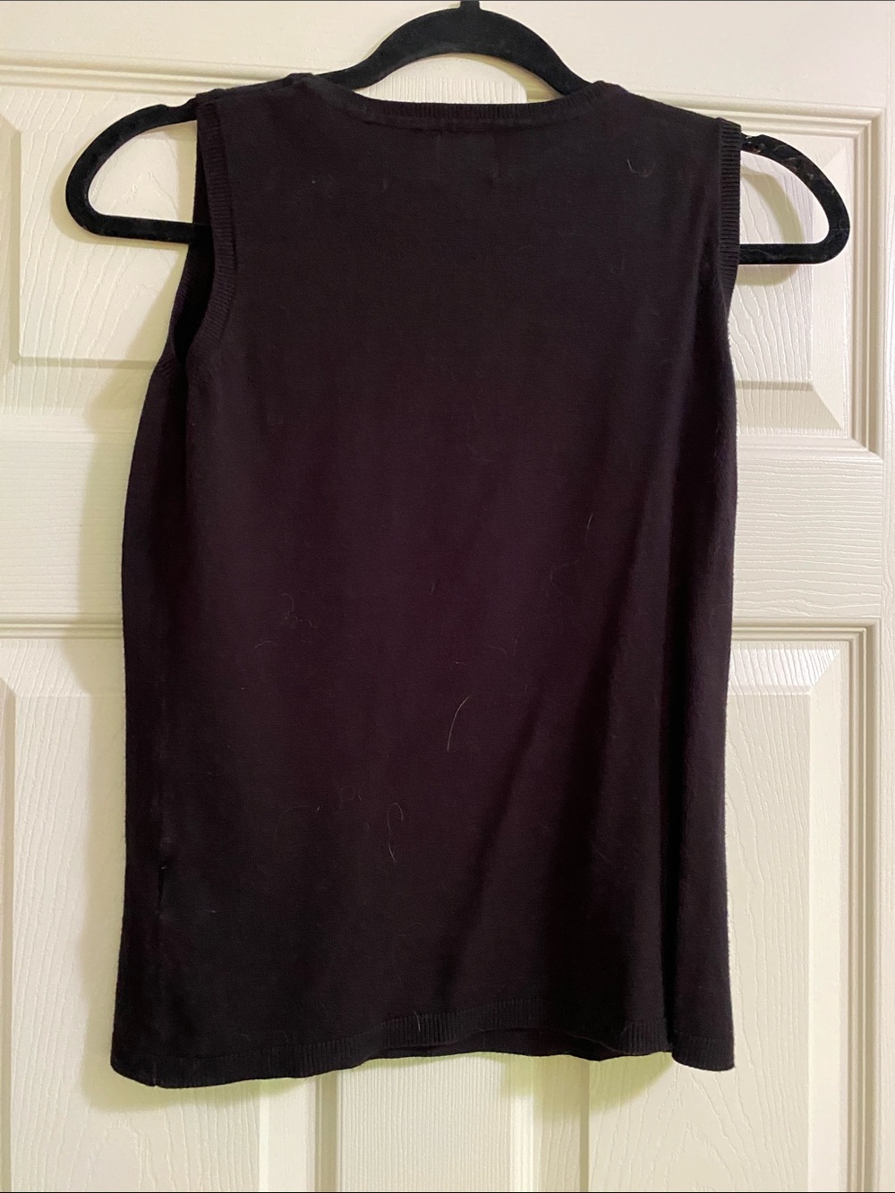 Ruby Rd. Black Sleeveless Knit Tank - Picture 2 of 3